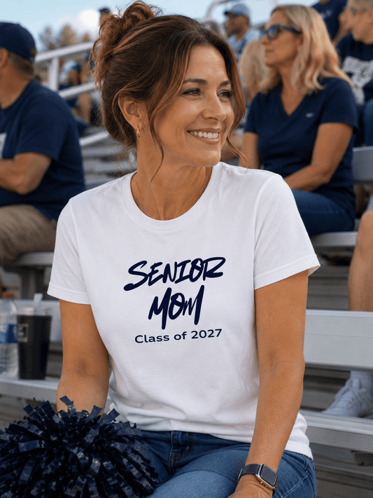 Senior Mom Class of 2027 T-Shirt - Smith's Tees