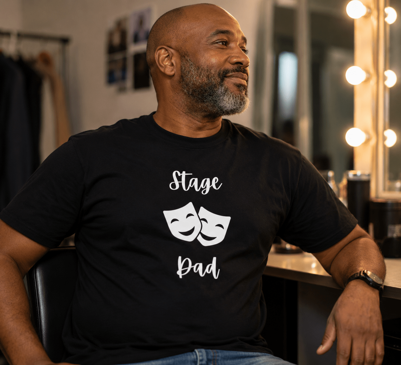 Stage Dad T-Shirt – Proud Theater & Drama Dad Statement Tee | Men's Gift - Smith's Tees
