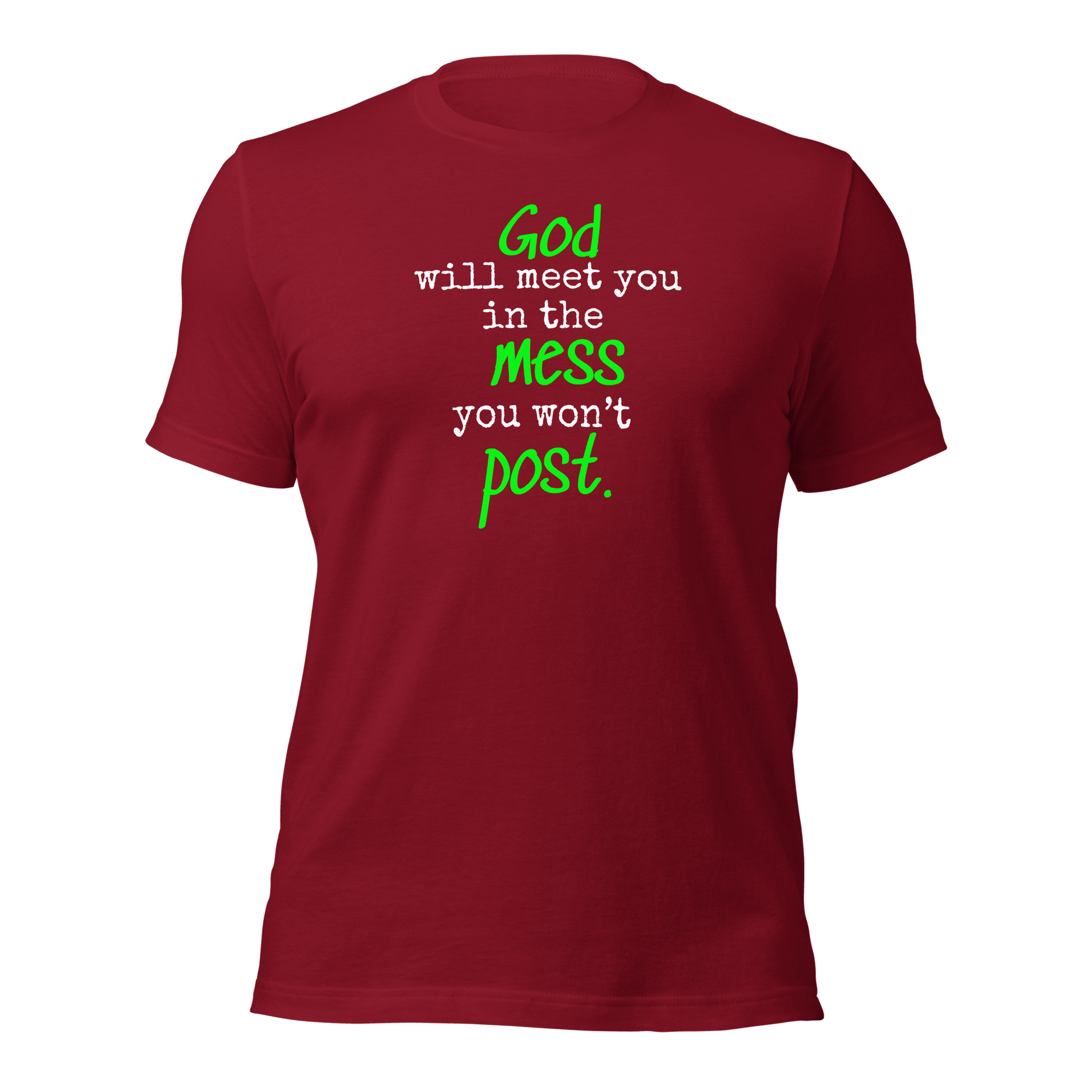 The Mess You Won't Post Tee - Green - Smith's Tees