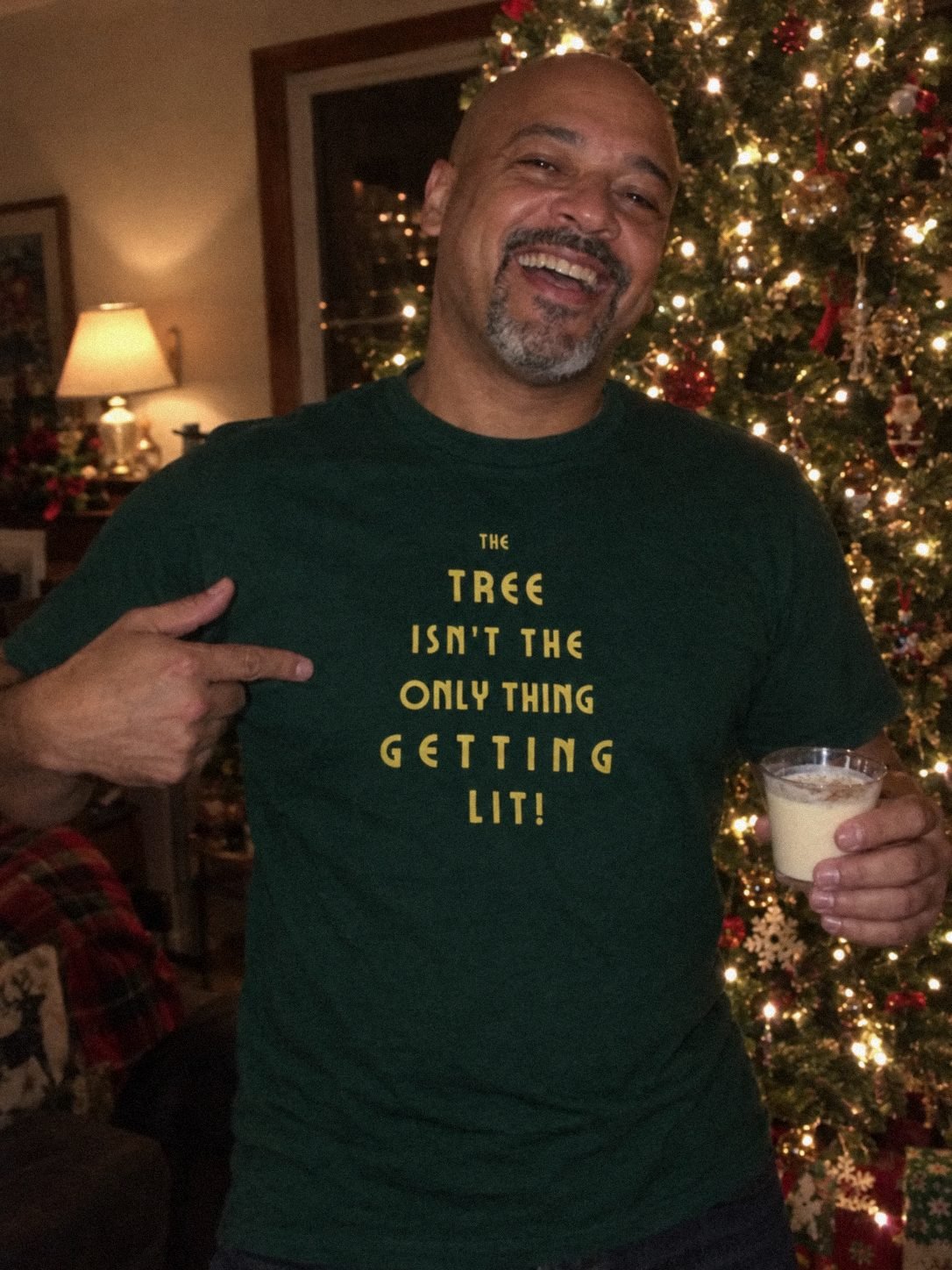 The Tree Isn't The Only Thing Getting Lit - Funny Statement T-Shirt | Christmas Tee | Unisex - Smith's Tees