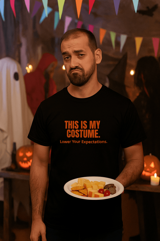 This Is My Costume - Lower Your Expectations | Funny Halloween Statement T-Shirt - Smith's Tees