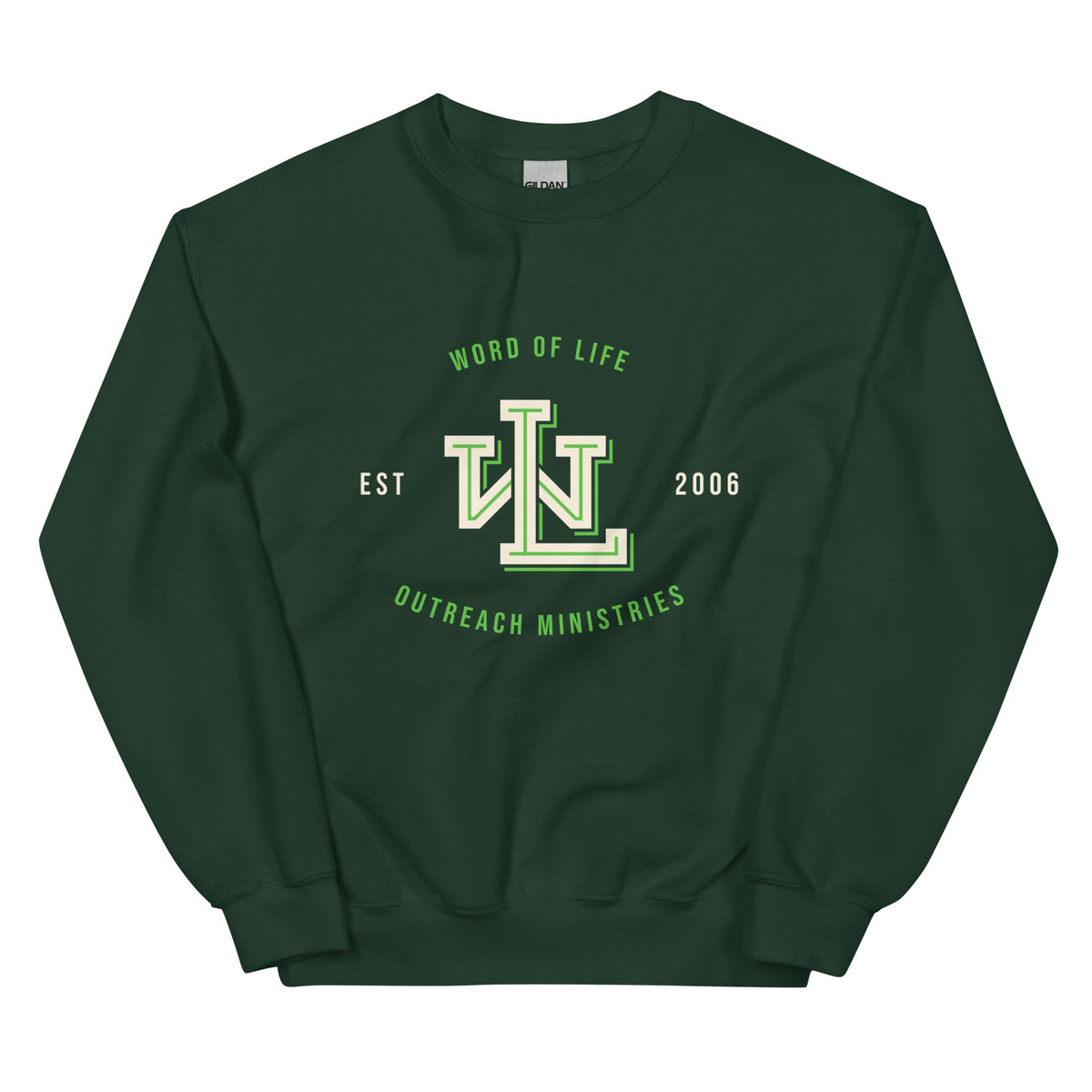 Word Of Life Outreach Ministries Signature Crest Sweatshirt - Unisex - Smith's Tees