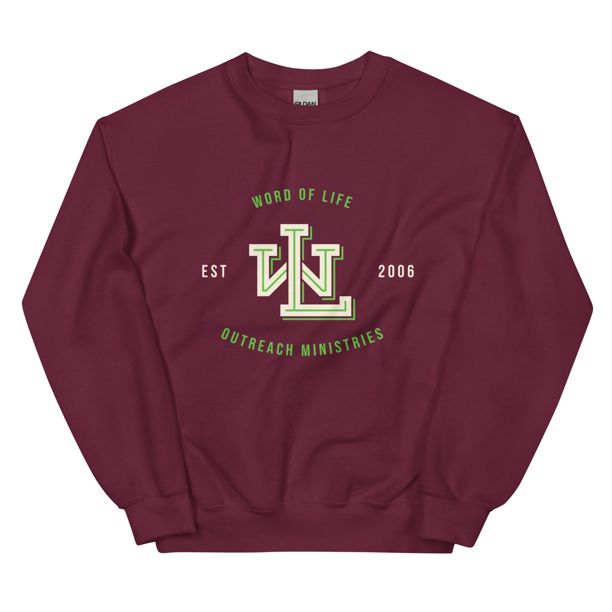 Word Of Life Outreach Ministries Signature Crest Sweatshirt - Unisex - Smith's Tees