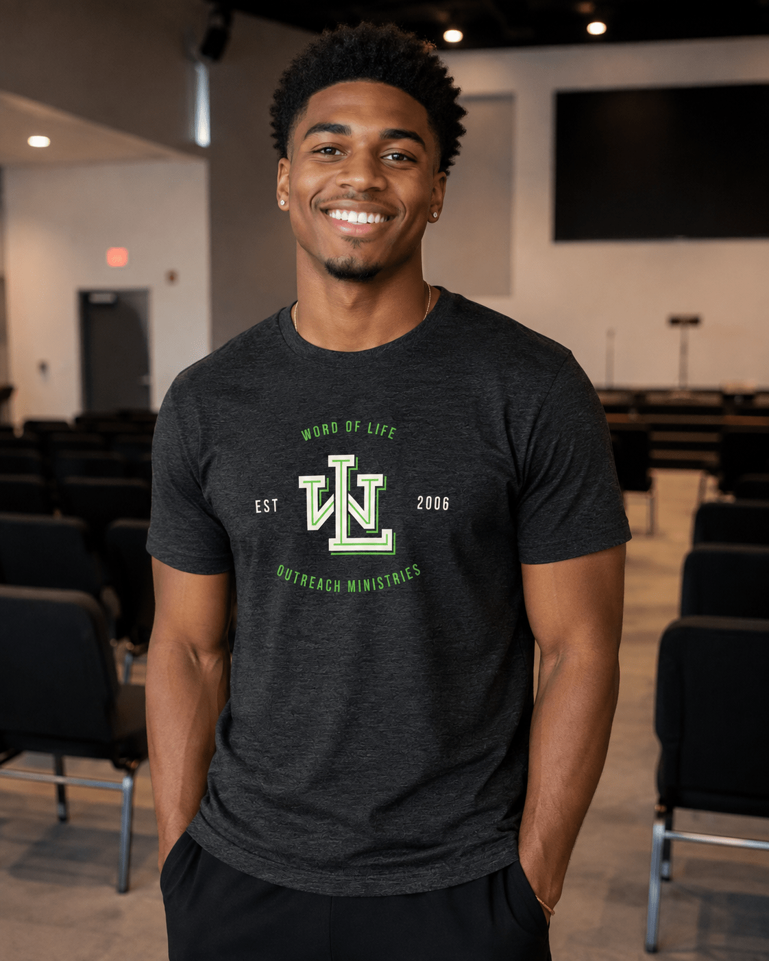 Word Of Life Outreach Ministries Signature Crest Tee - Unisex - Smith's Tees