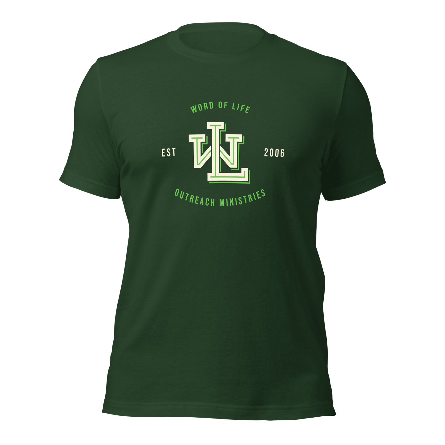 Word Of Life Outreach Ministries Signature Crest Tee - Unisex - Smith's Tees