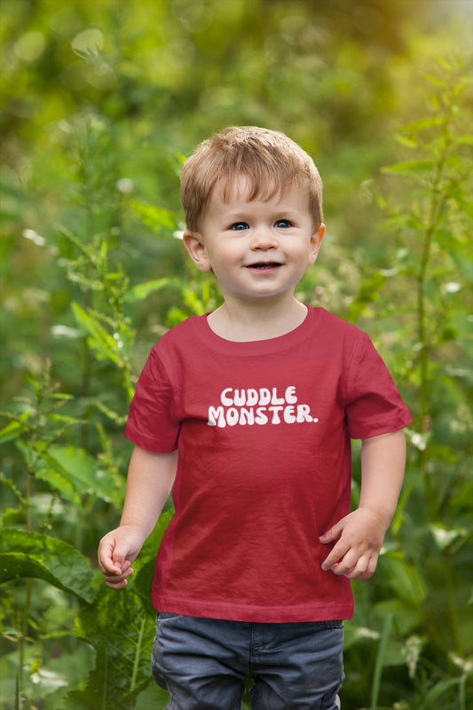 Cuddle Monster - Kid's Valentine's Day Shirt - Unisex - Smith's Tees