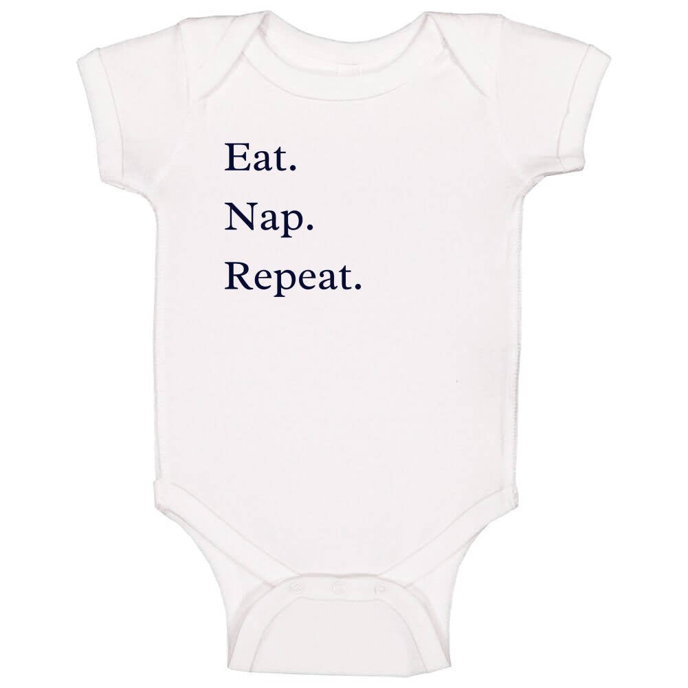 Eat. Nap. Repeat. Infant Bodysuit - Future Foodie Baby One Piece - Unisex - Smith's Tees