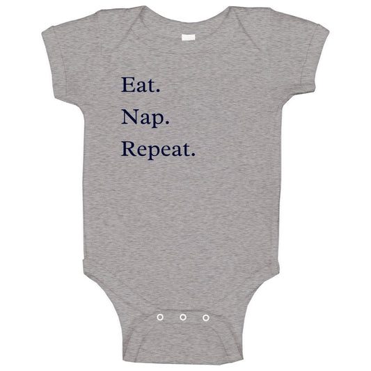 Eat. Nap. Repeat. Infant Bodysuit - Future Foodie Baby One Piece - Unisex - Smith's Tees