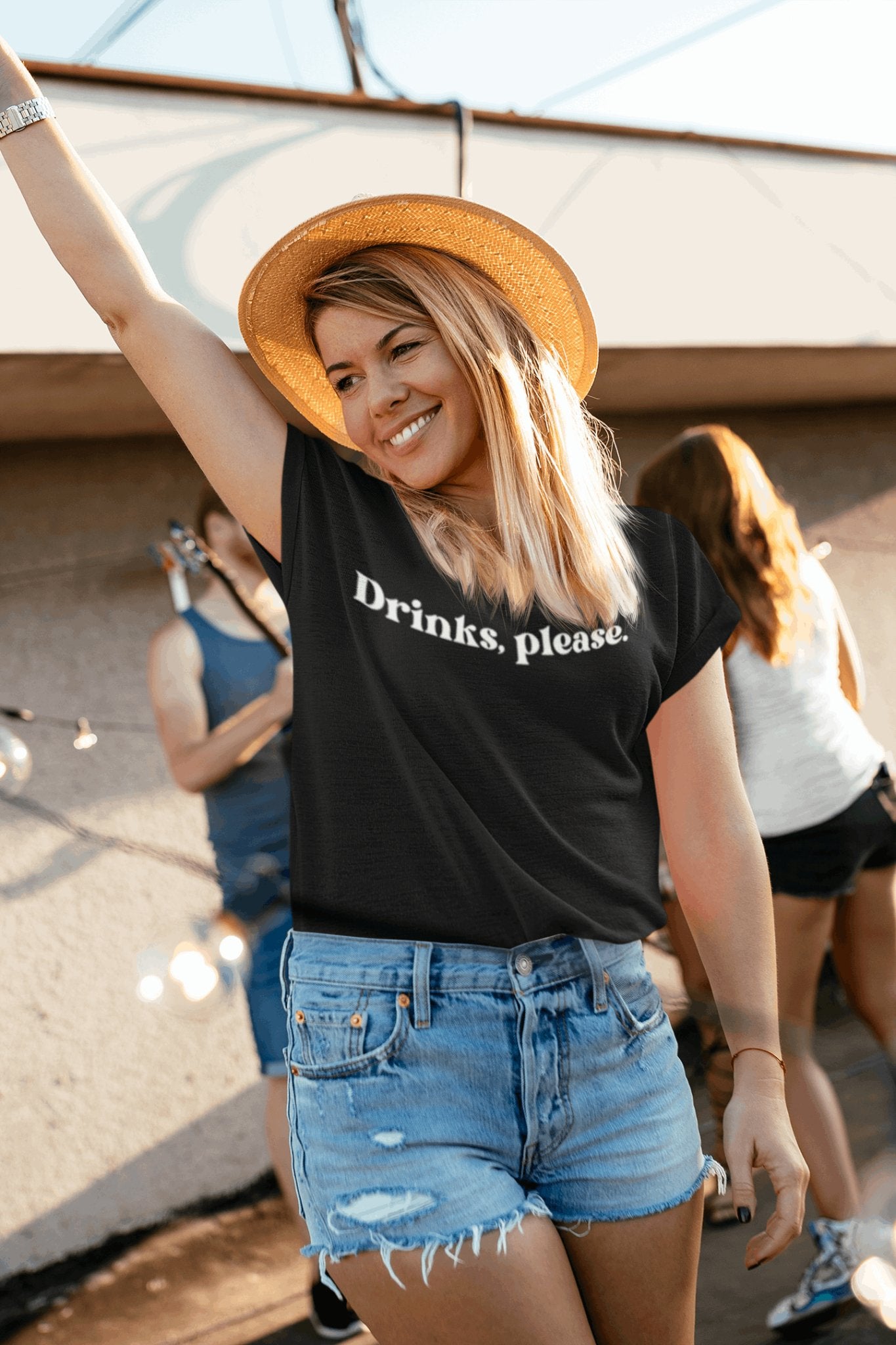 Funny Drinking T-Shirt - Drinks, Please - Unisex - Smith's Tees