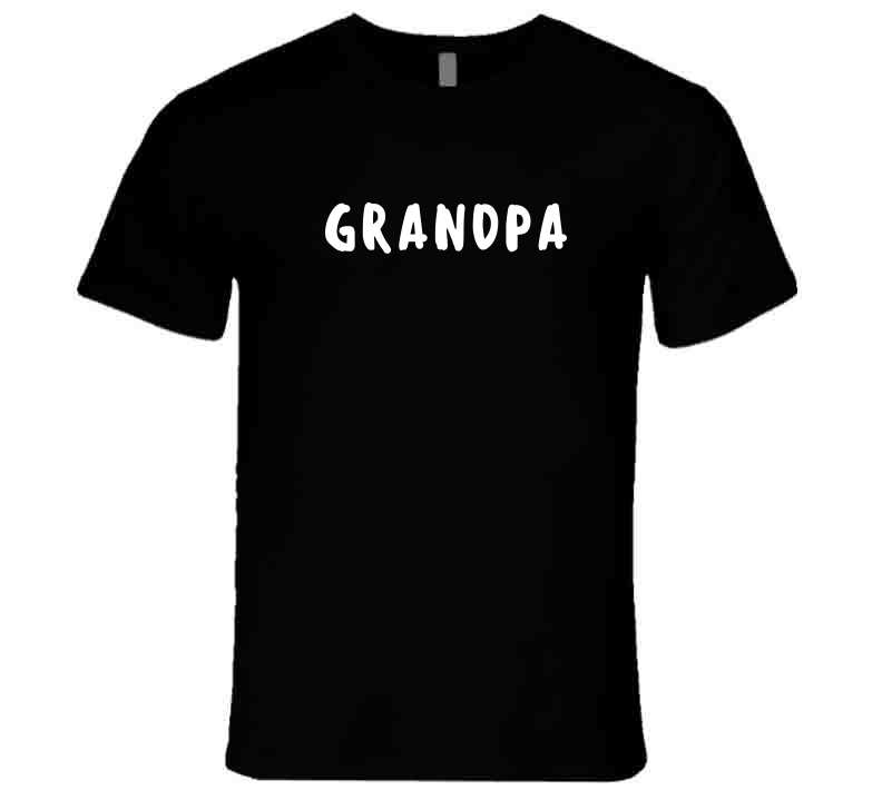 Grandpa Statement T-Shirt - Black/White - Smith's Tees