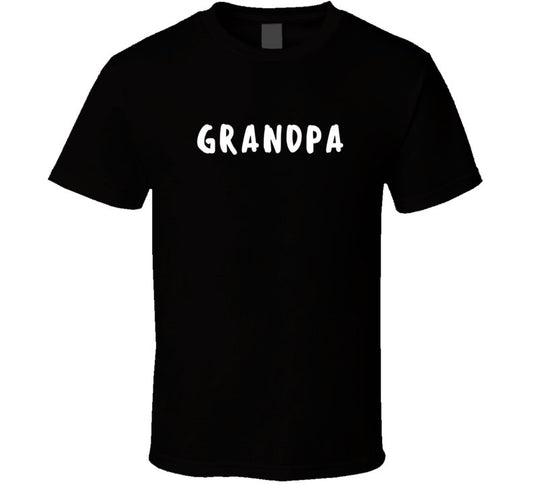 Grandpa Statement T-Shirt - Black/White - Smith's Tees