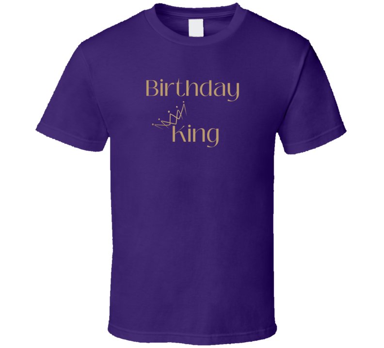 Men's Birthday T-Shirt - Birthday King - Smith's Tees