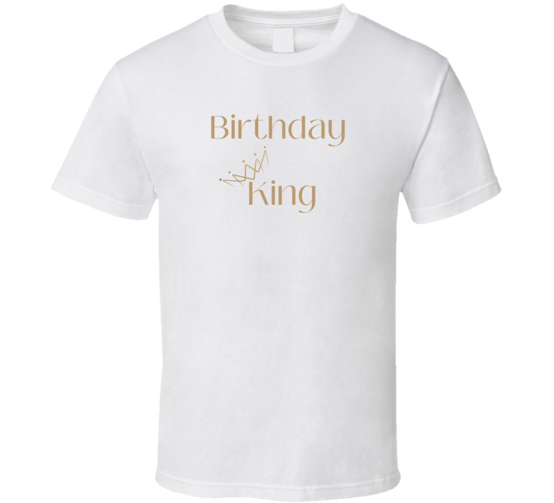 Men's Birthday T-Shirt - Birthday King - Smith's Tees