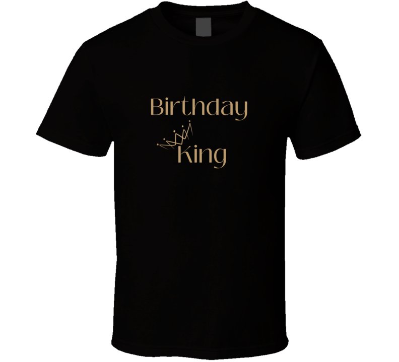 Men's Birthday T-Shirt - Birthday King - Smith's Tees