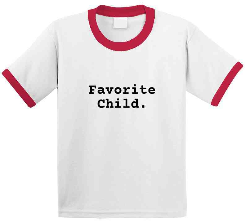 Perfect for Family Gatherings - Declare Your Status with the 'Favorite Child' T-Shirt - Unisex - Smith's Tees