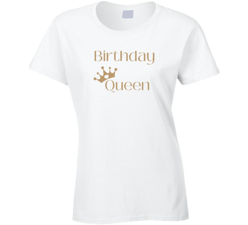 Radiate Royalty on Your Birthday with our Regal Birthday Queen Birthday T-Shirt - Smith's Tees