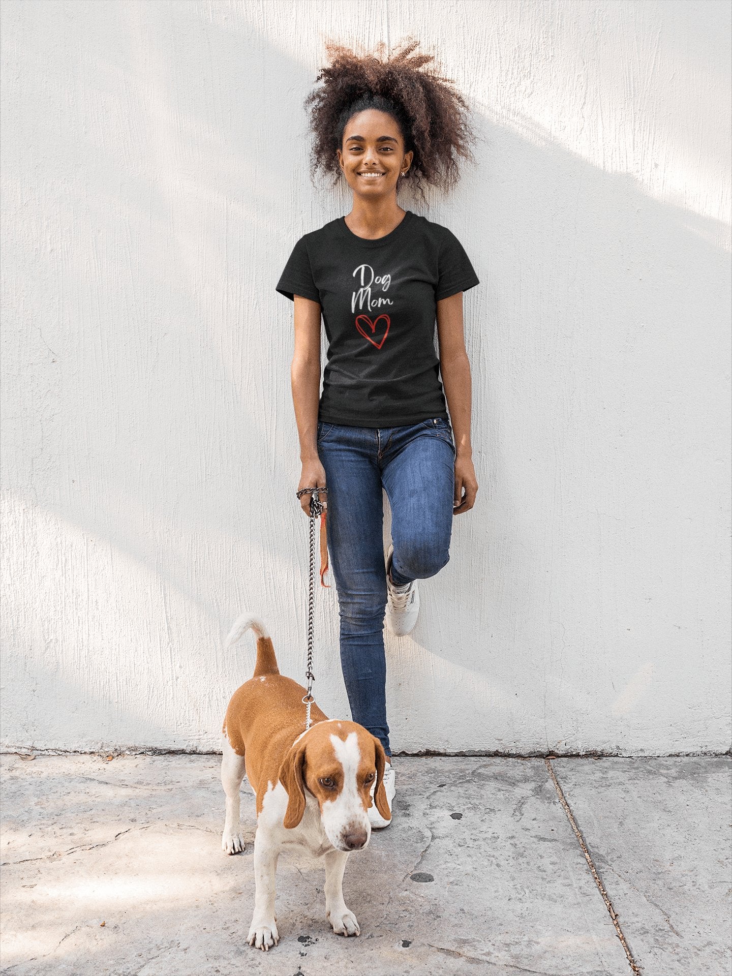 Stylish Dog Mom Shirt for Pet Enthusiasts - Ladies' - Smith's Tees